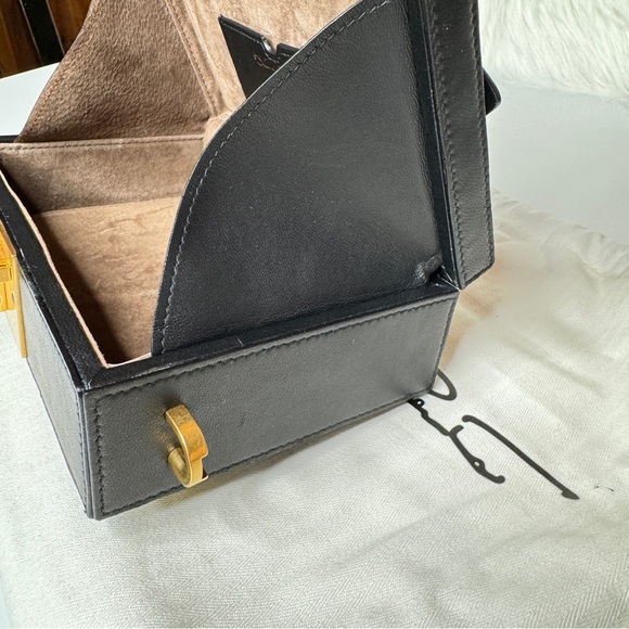 Oscar de la Renta Alibi Minaudiere Quilted Leather Box Bag - Picture 10 of 16